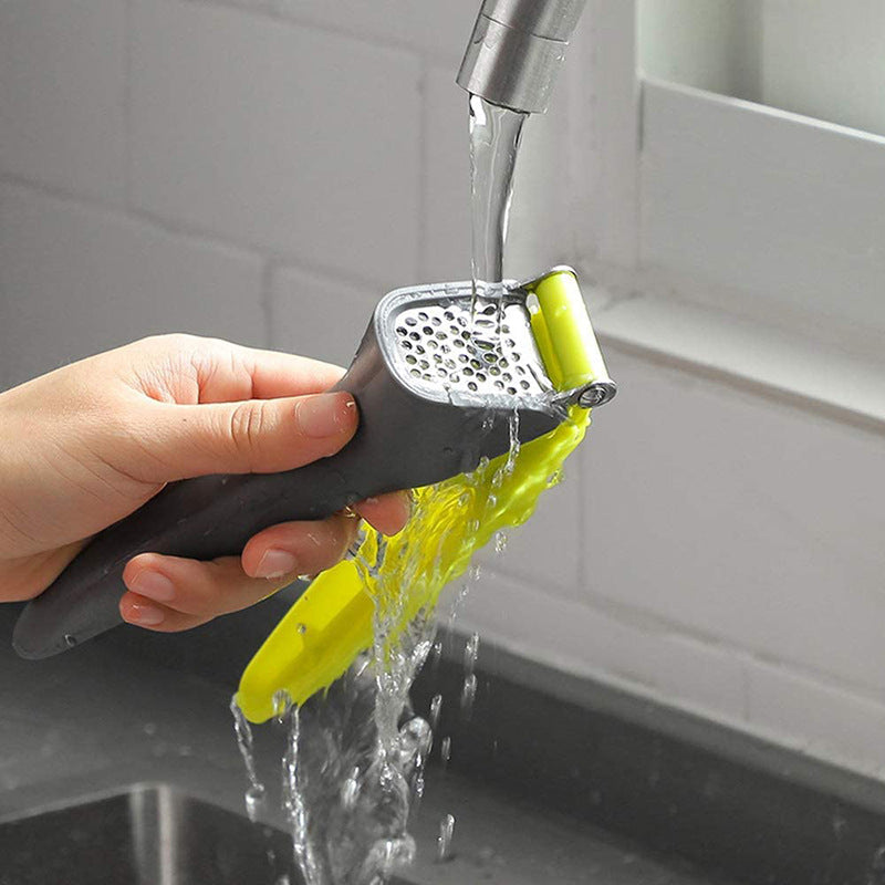 Multifunctional Stainless Steel Garlic Press