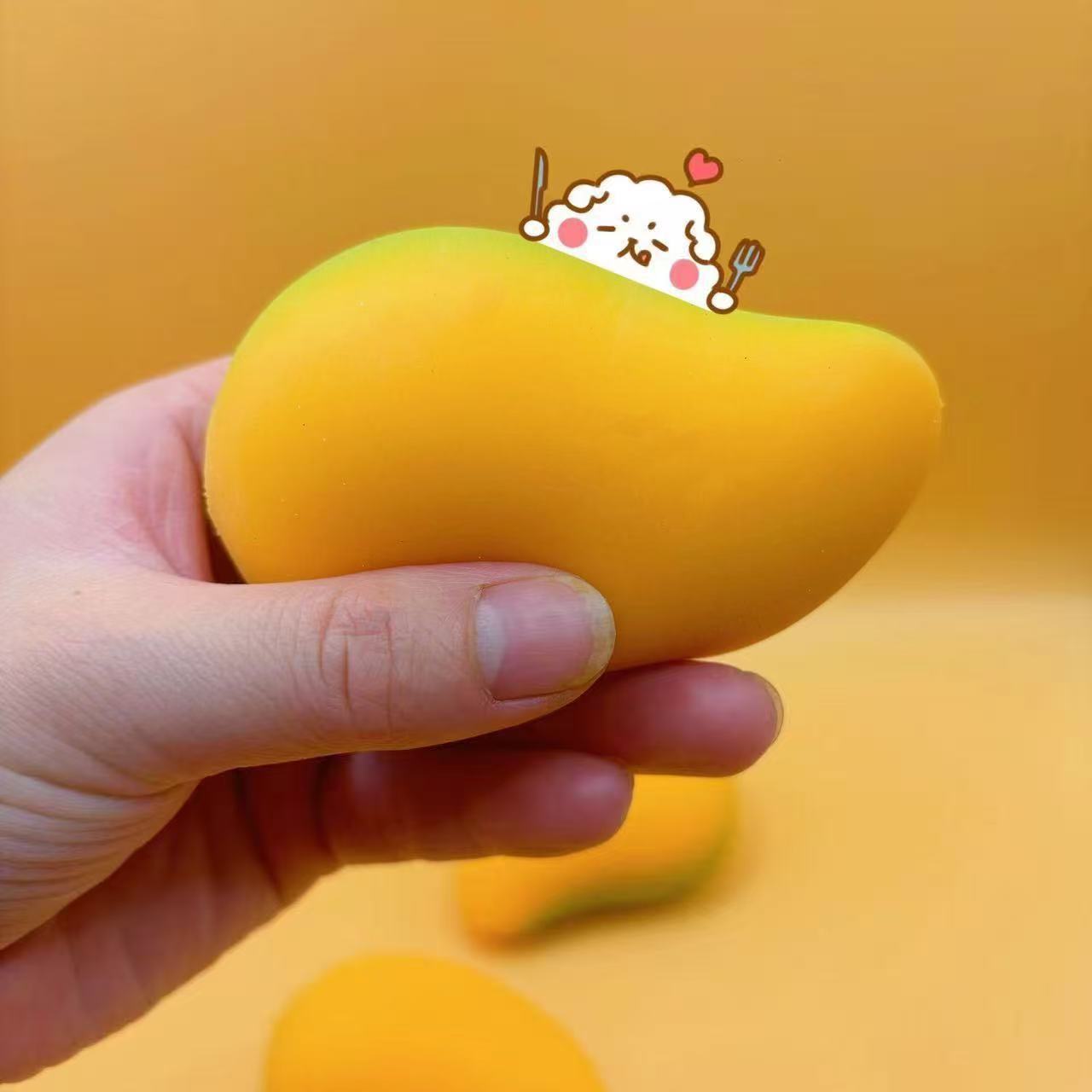 Simulated Mango Squishy Stress Relief Toy