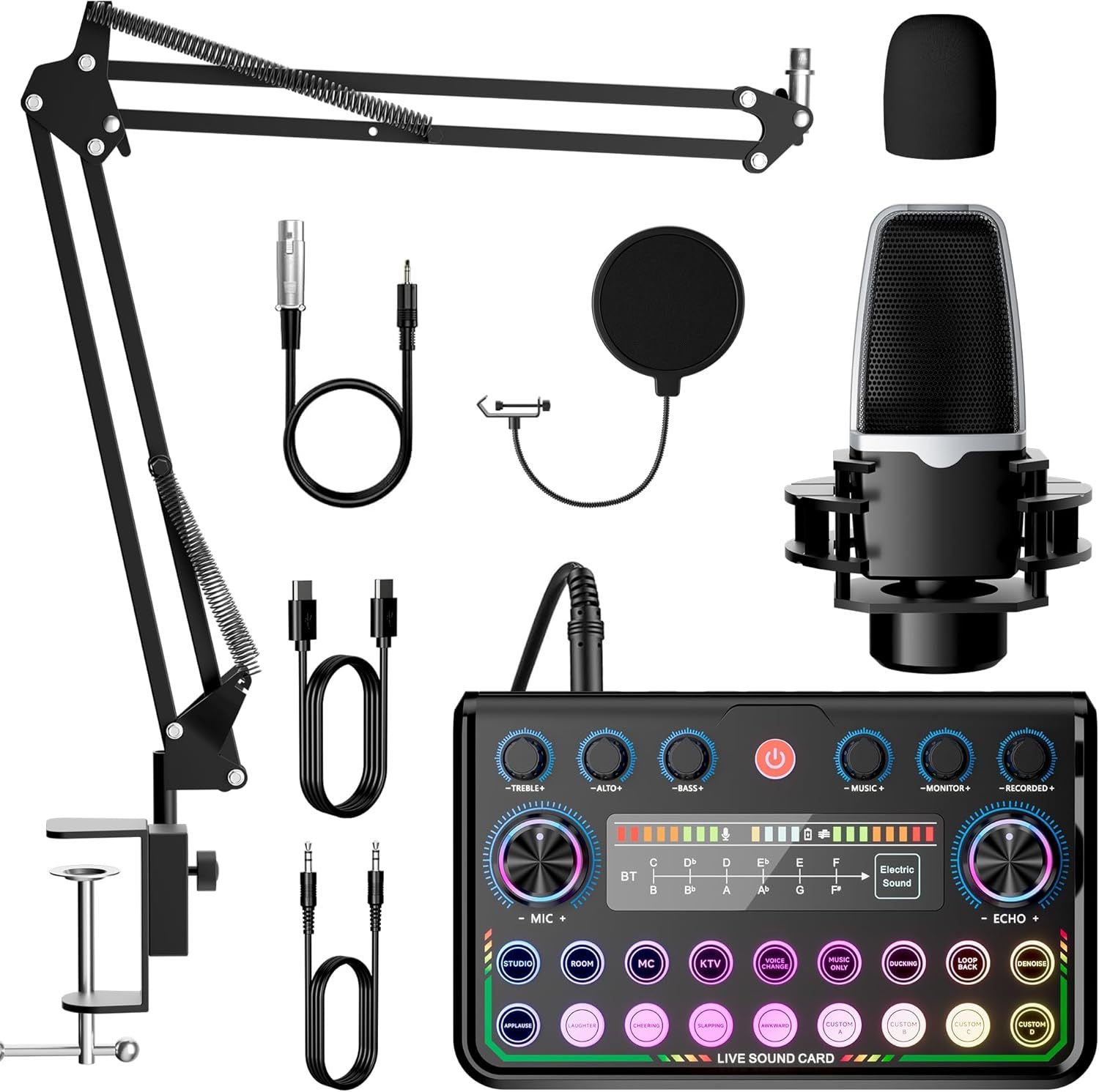 P99 Live Sound Card with Touch Control