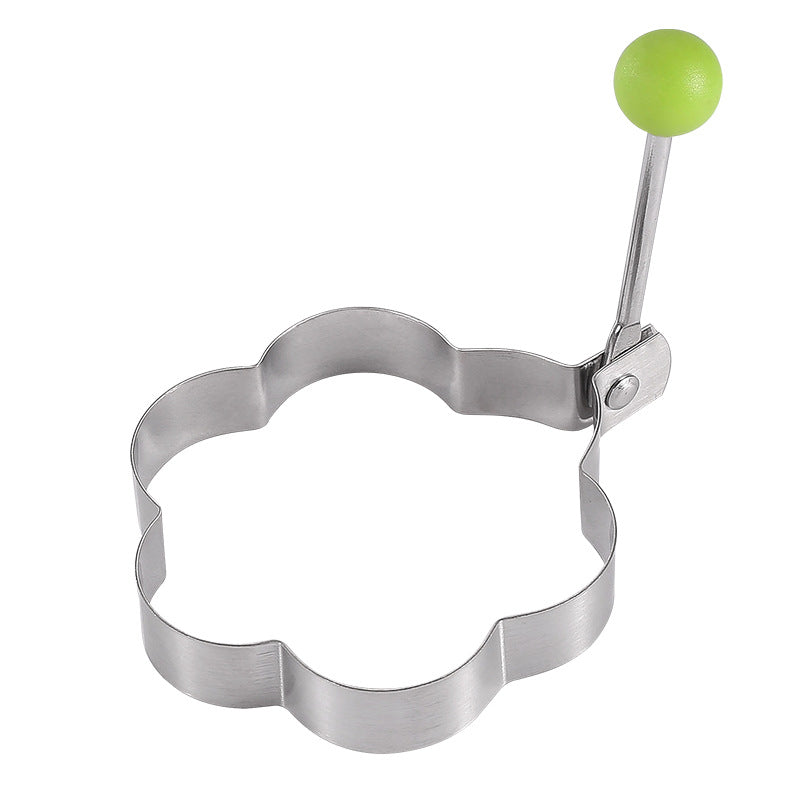 Stainless Steel Heart-Shaped Egg Ring Mold