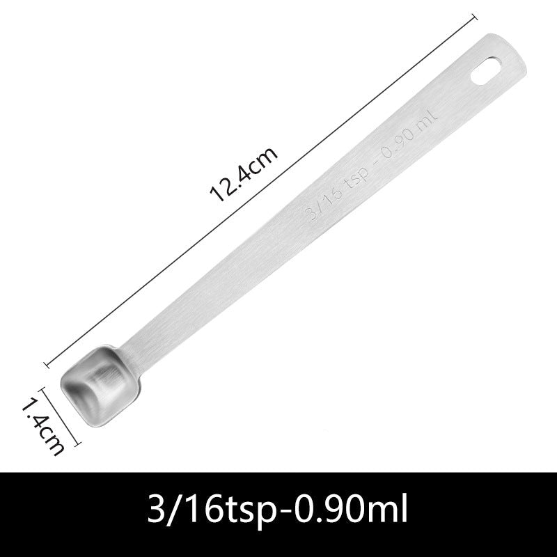 5-Piece Stainless Steel Measuring Spoon Set for Baking & Seasoning
