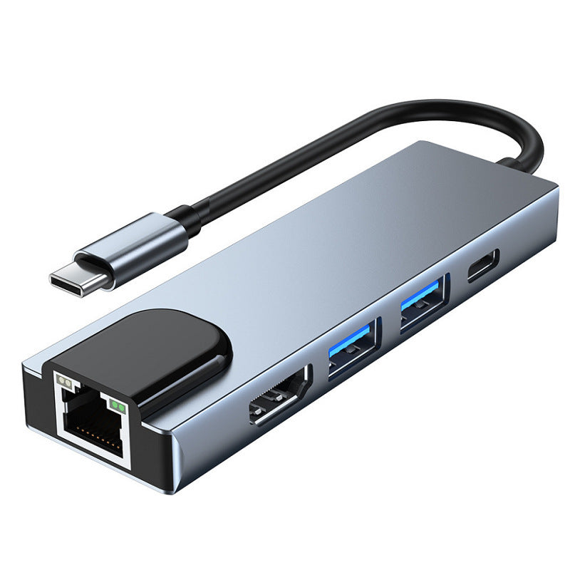 5-in-1 USB-C Hub Docking Station