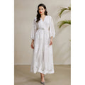 3D Floral Lace Vacation Maxi Dress