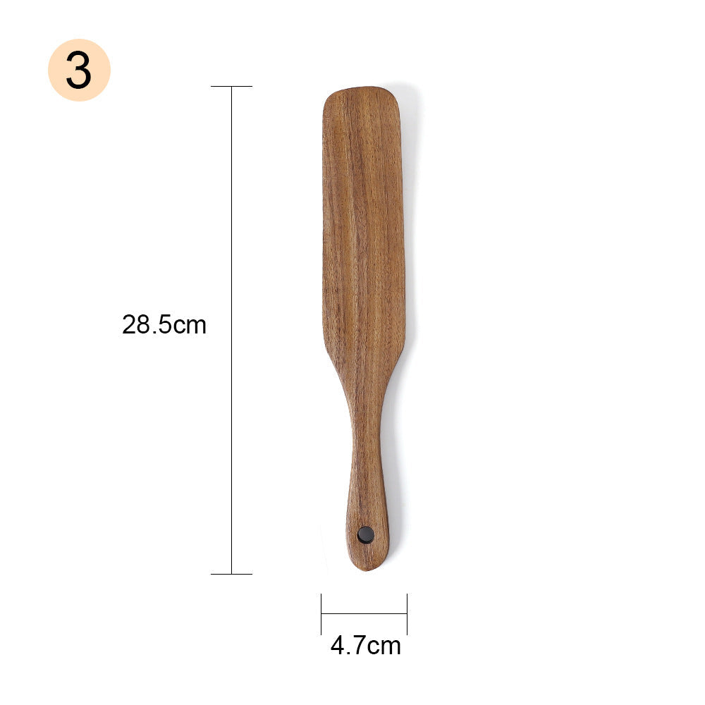 Acacia Wood Cooking Utensil Set for Nonstick Cookware