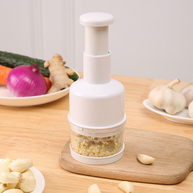Manual Hand Press Vegetable Chopper for Kitchen Use