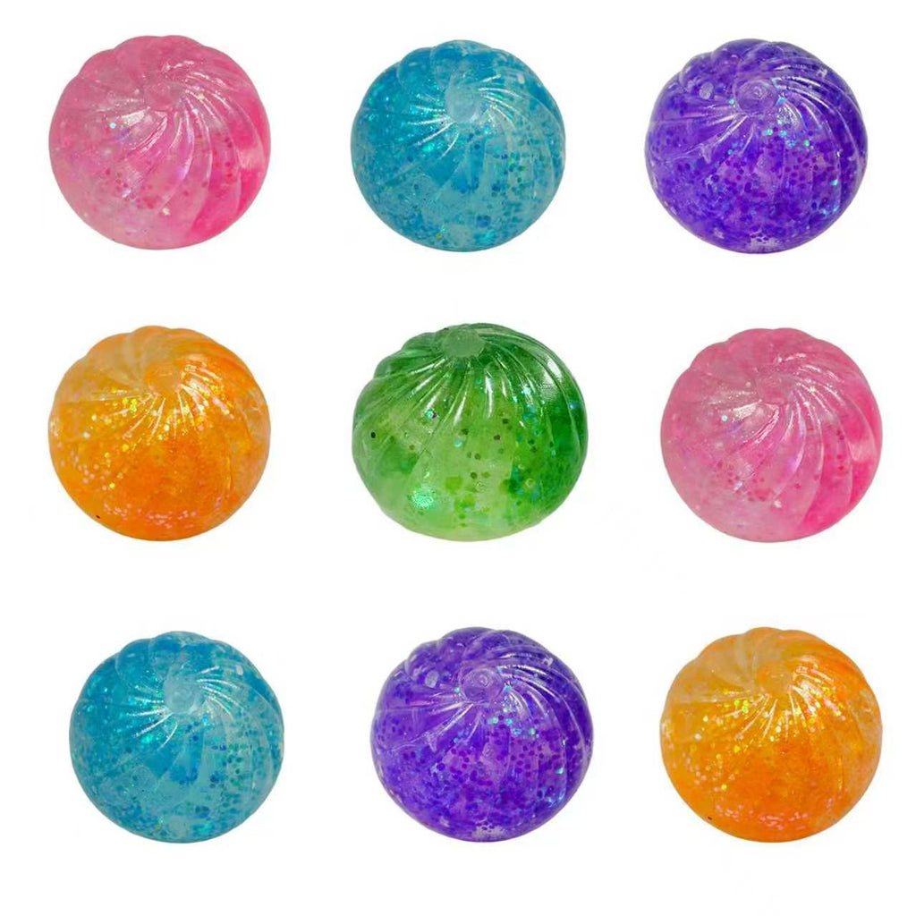 Glitter Bun Squishy Stress Relief Ball