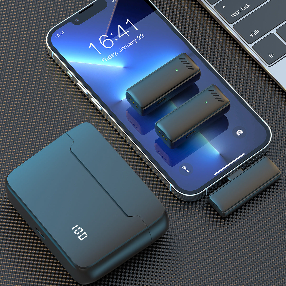 Button Wireless Lavalier Microphone