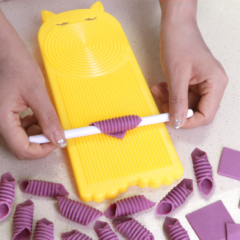 DIY Pasta Shaping Board for Handmade Noodles