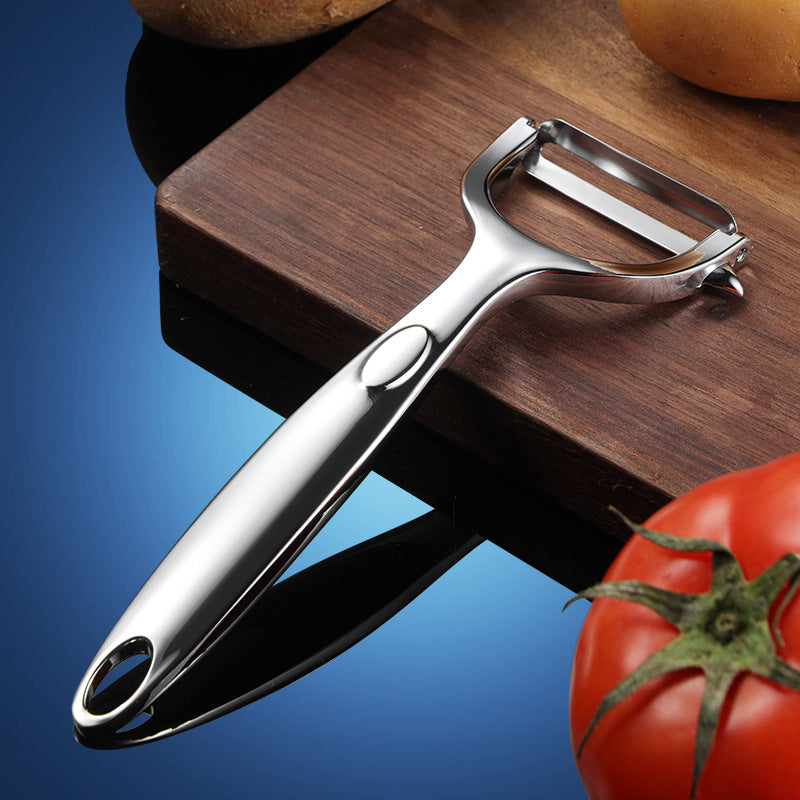 Stainless Steel Press Peeler