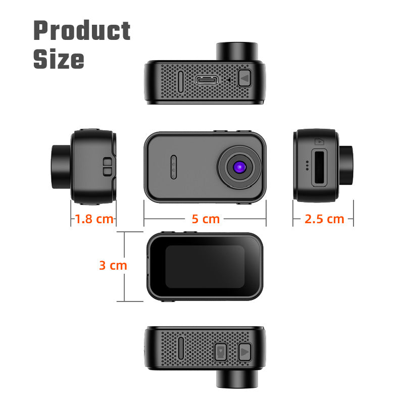 Mini Thumb Vlog Action Camera