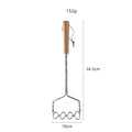 Wood Handle Potato Masher for Kitchen Use