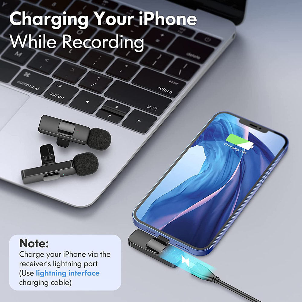 Wireless Lavalier Microphone with Sound Card