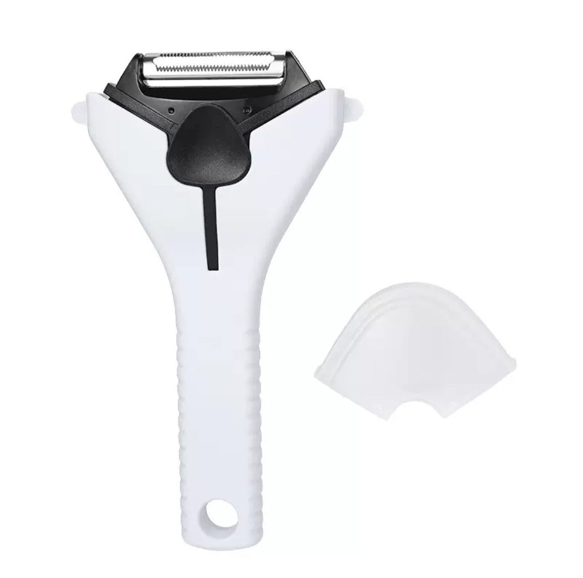 Stainless Steel 3-in-1 Triangle Peeler & Grater for Kitchen Use