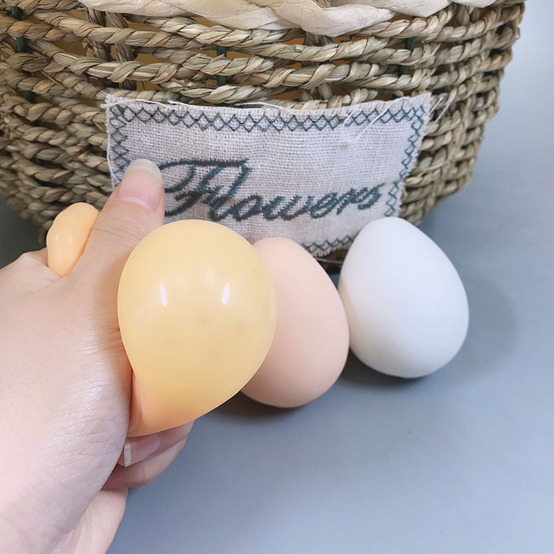 Squeezable Stress Relief Egg Toy