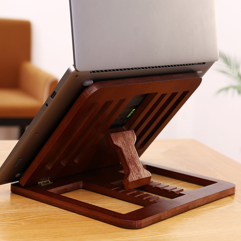Foldable Bamboo Laptop Stand