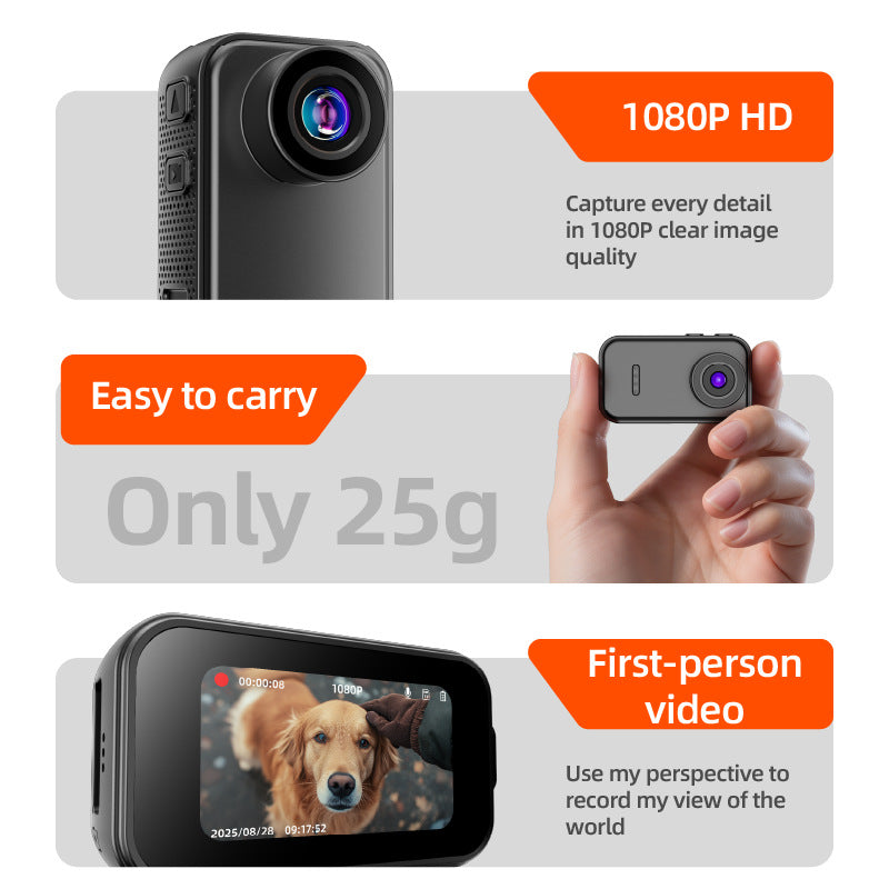 Mini Thumb Vlog Action Camera