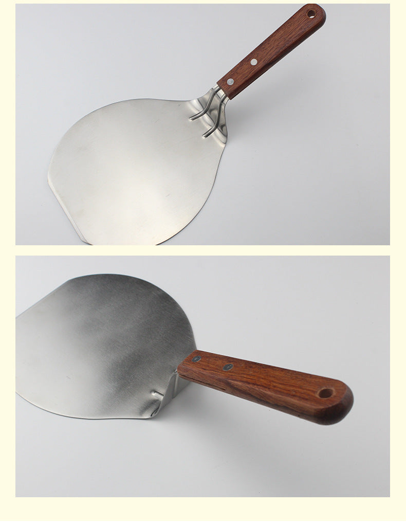 Stainless Steel Pizza Peel with Wood Handle