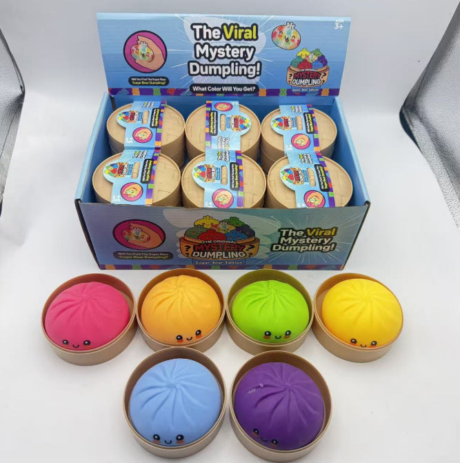 Steamed Bun Silicone Squishy Toy