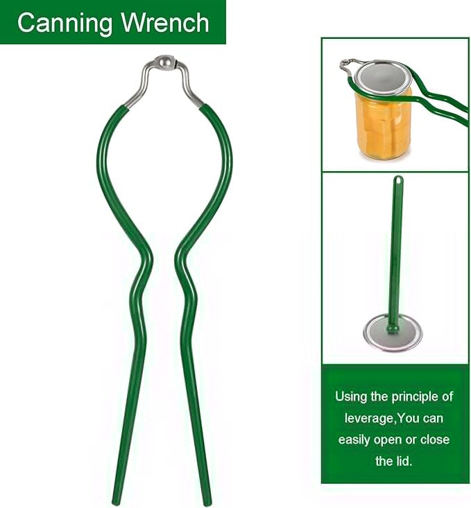 Canning Kit with Funnel & Heat-Resistant Jar Lifter