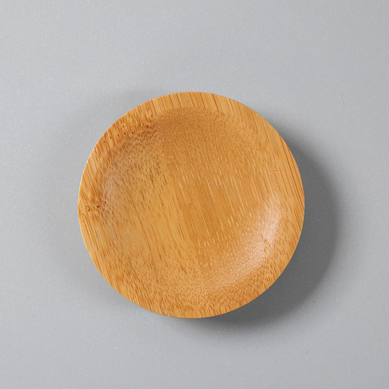 Bamboo Tea Coaster, Tic-Tac-Toe Coaster, Round Square Pad, Insulation Pad, Saucer, Wedding Pastry Pad, Trinket Decorative Pad