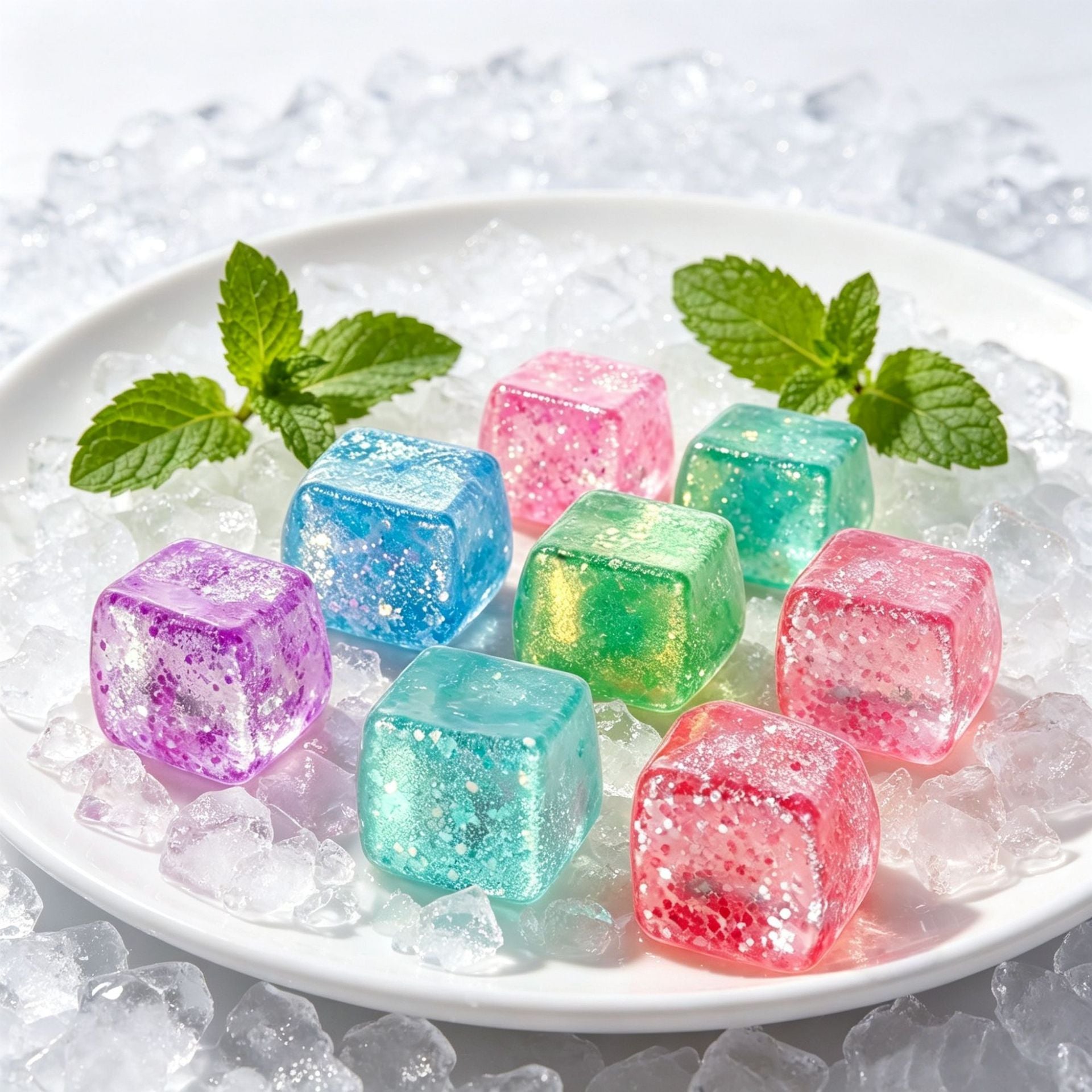 Ice Cube Maltose Squishy Stress Ball