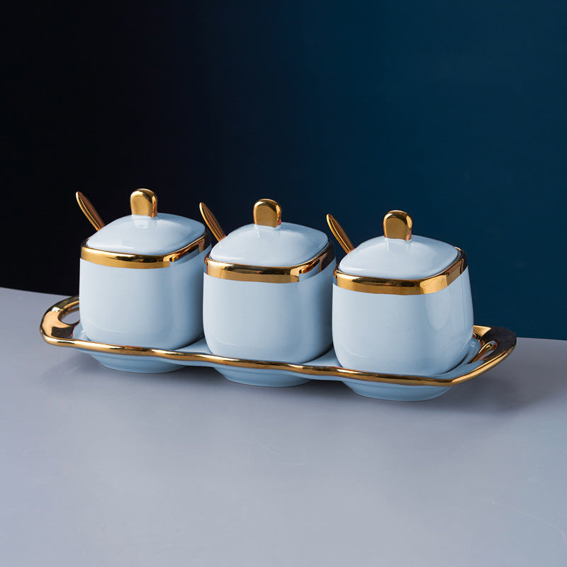 Luxury Ceramic Seasoning Jar Set