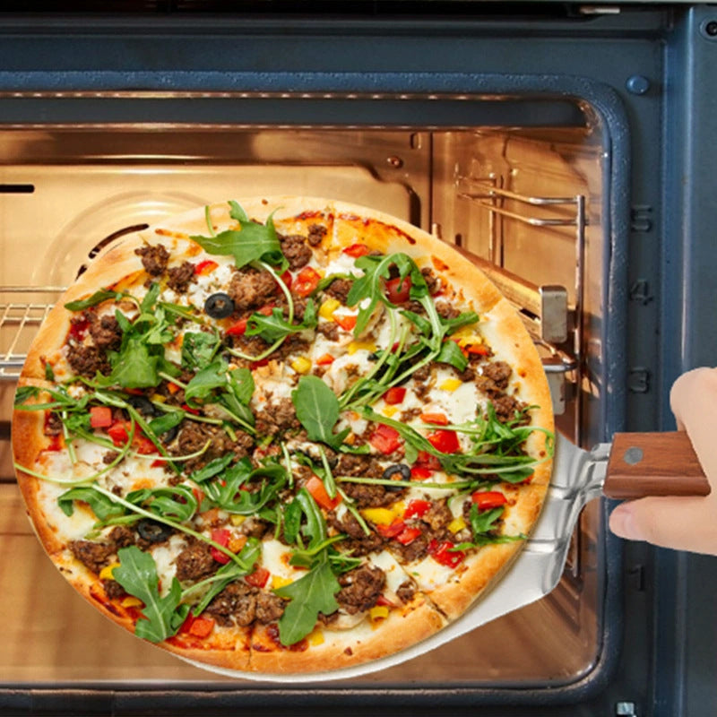 Stainless Steel Pizza Peel with Wood Handle