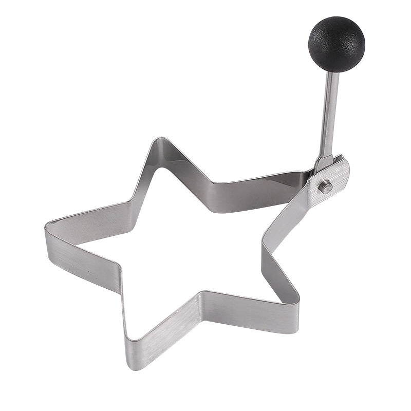 Stainless Steel Heart-Shaped Egg Ring Mold