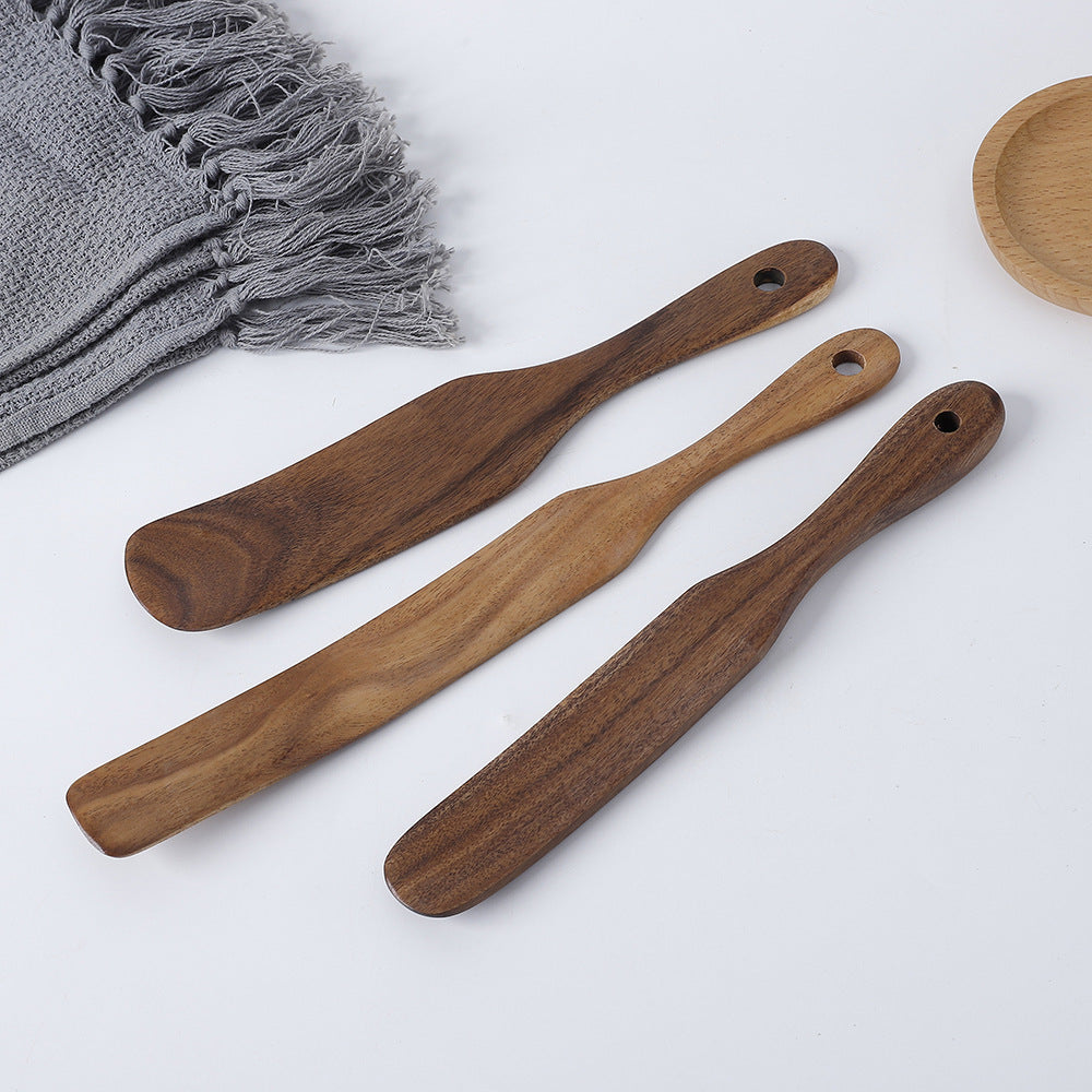 Acacia Wood Cooking Utensil Set for Nonstick Cookware
