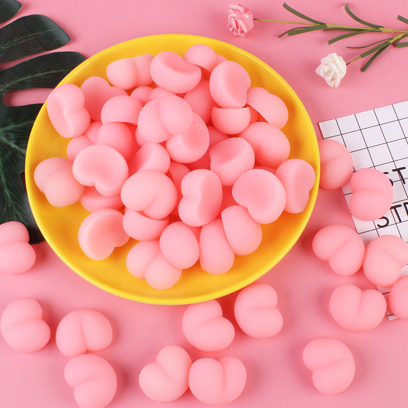 Cute Peach Squeeze Stress Relief Toy
