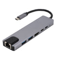 6-in-1 USB-C Hub with HDMI & Ethernet