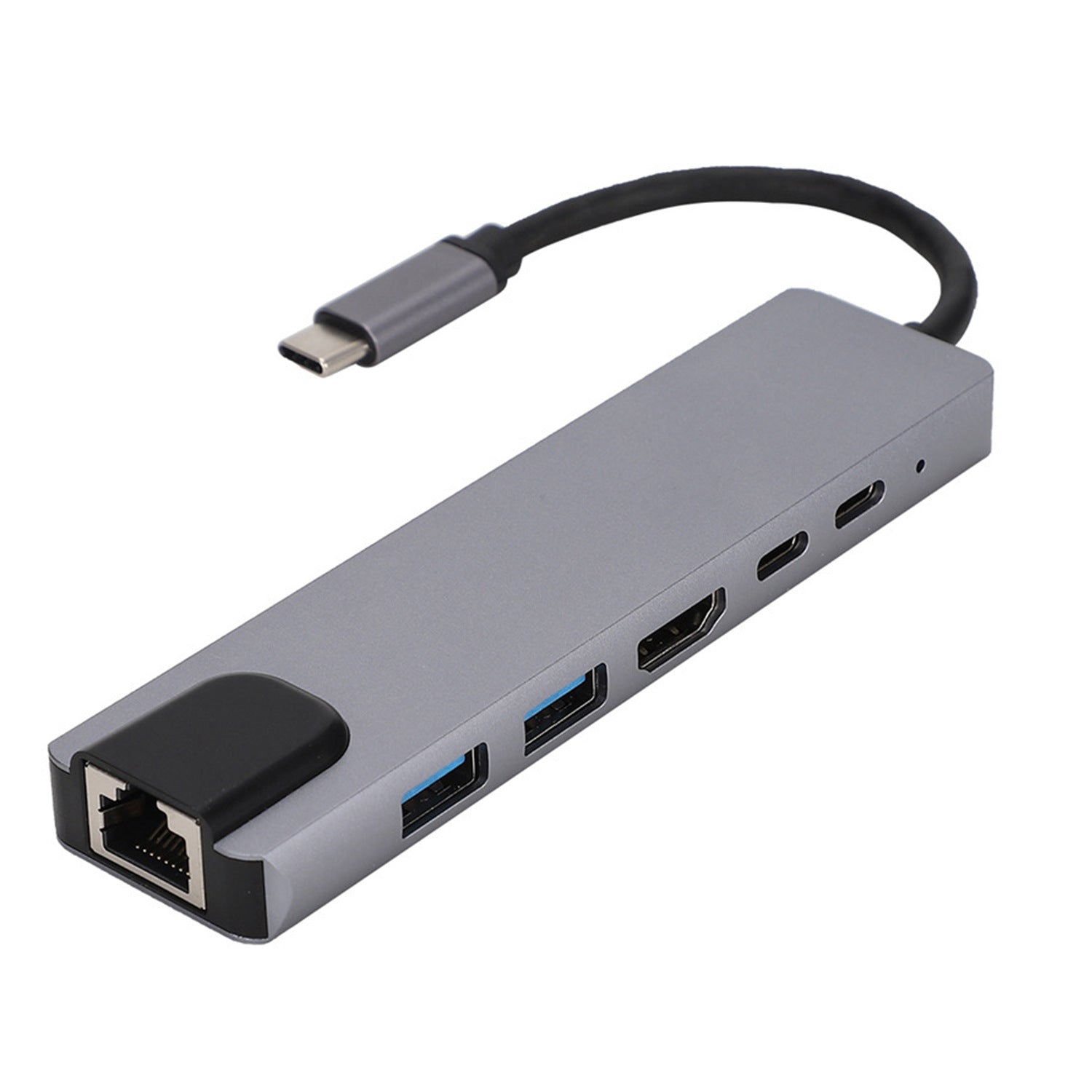 6-in-1 USB-C Hub with HDMI & Ethernet