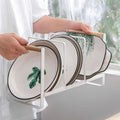 Japanese Style Iron Dish Drying Rack for Kitchen Counter