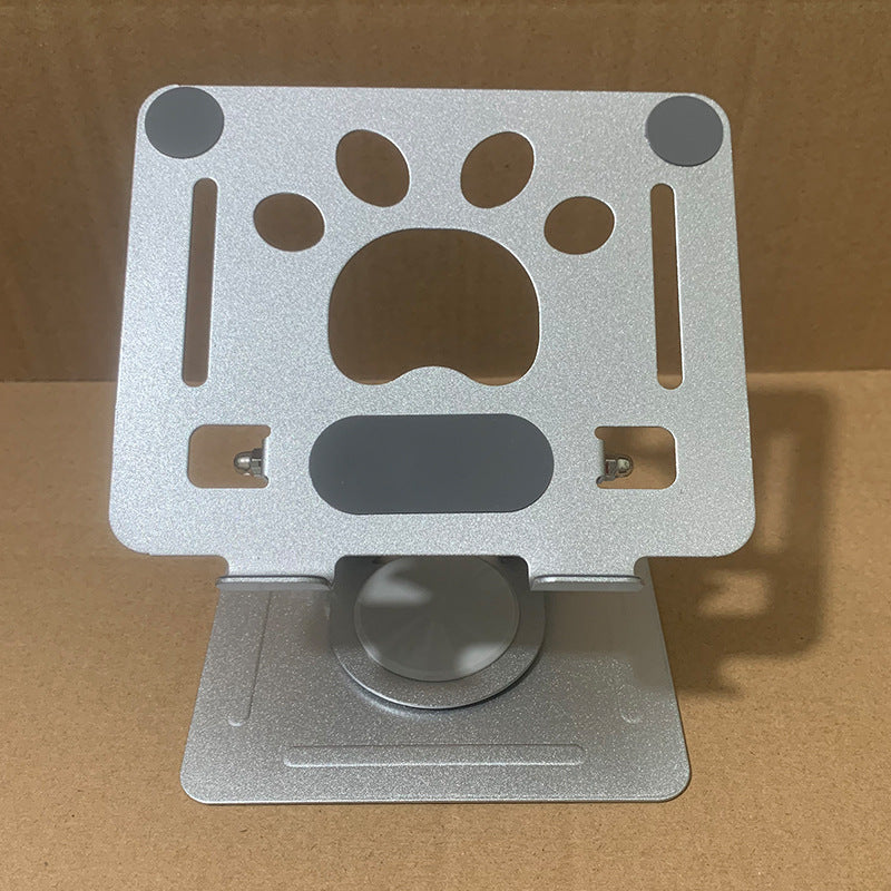 New Small Footprint Metal Tablet Stand Hollow Rotating Foldable Computer Drama Support Portable
