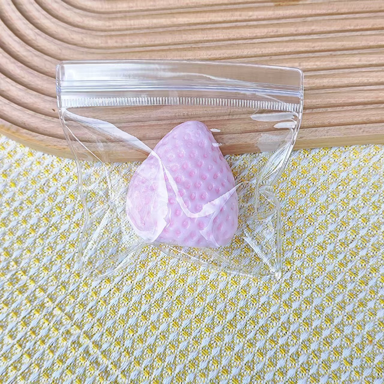 Large Strawberry Squishy Stress Relief Toy