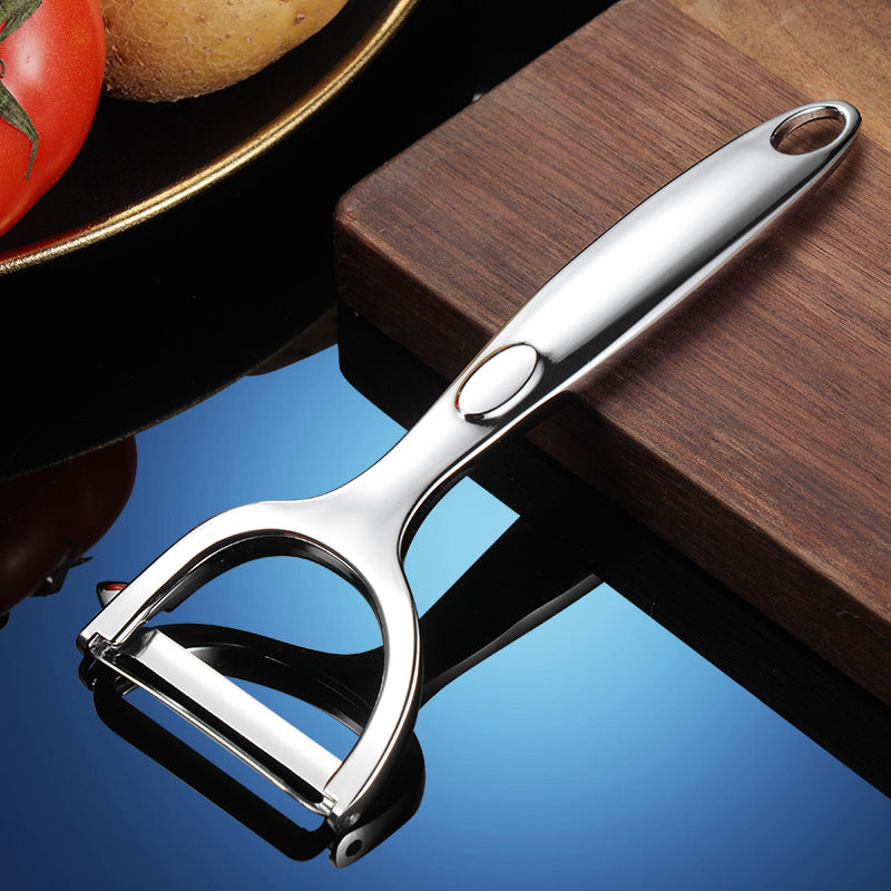 Stainless Steel Press Peeler