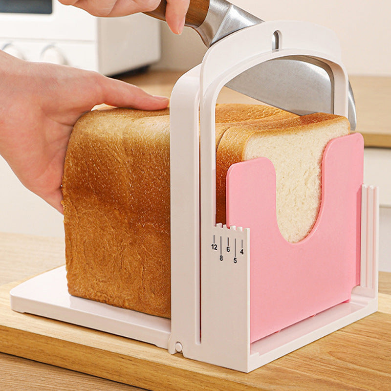 Adjustable Bread Slicer Guide for Home Baking