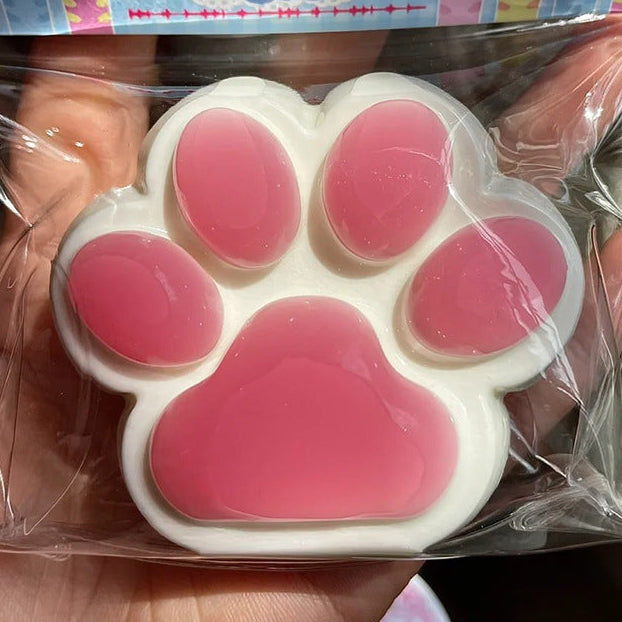 Green Grape Cat Paw Slow Rebound Squishy Toy