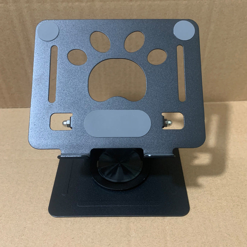 New Small Footprint Metal Tablet Stand Hollow Rotating Foldable Computer Drama Support Portable