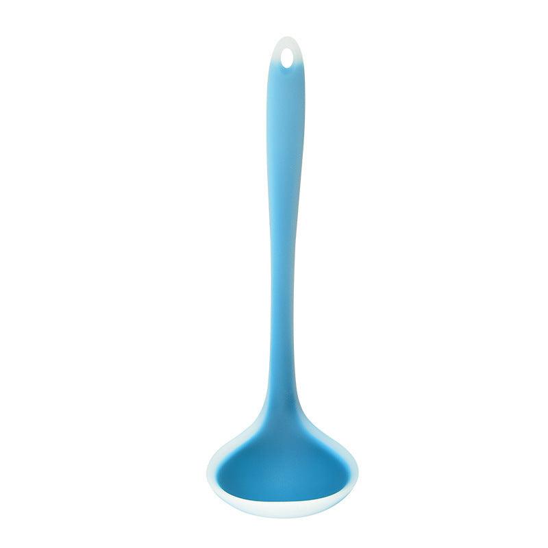 One-Piece Silicone Soup Ladle for Nonstick Cookware