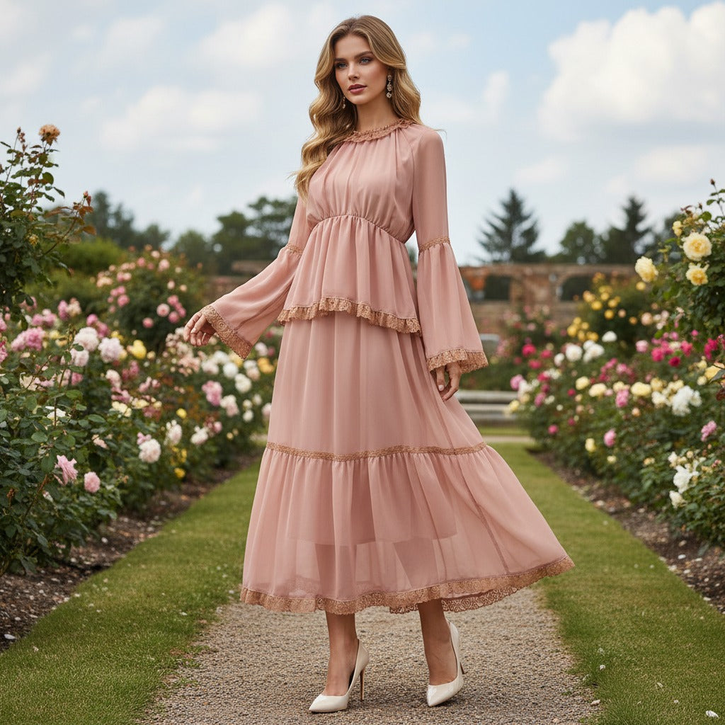 Daisy Ruffle Waist Dress