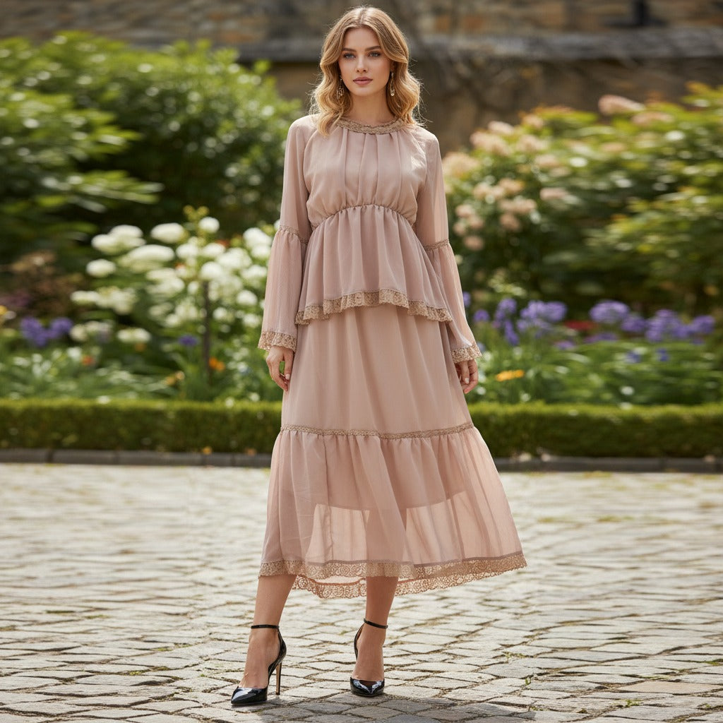 Daisy Ruffle Waist Dress