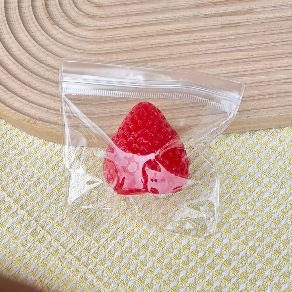 Large Strawberry Squishy Stress Relief Toy