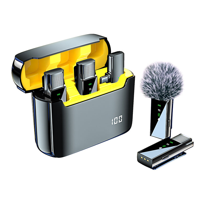 Button Wireless Lavalier Microphone