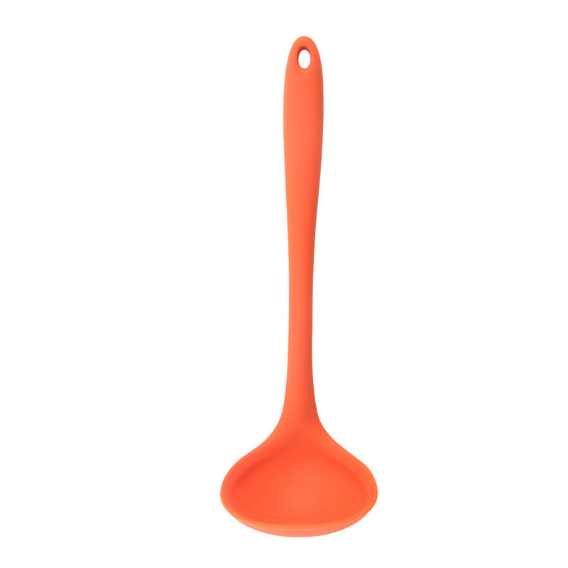 One-Piece Silicone Soup Ladle for Nonstick Cookware