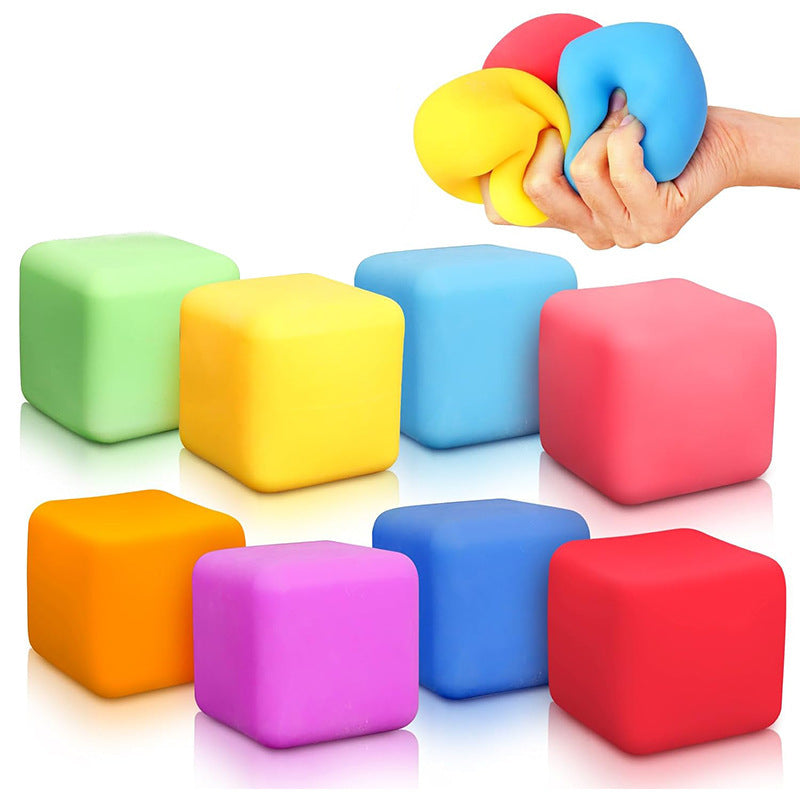 Slow Rebound Ice Cube Squeeze Toy