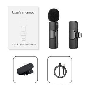 Wireless Lavalier Microphone with Sound Card