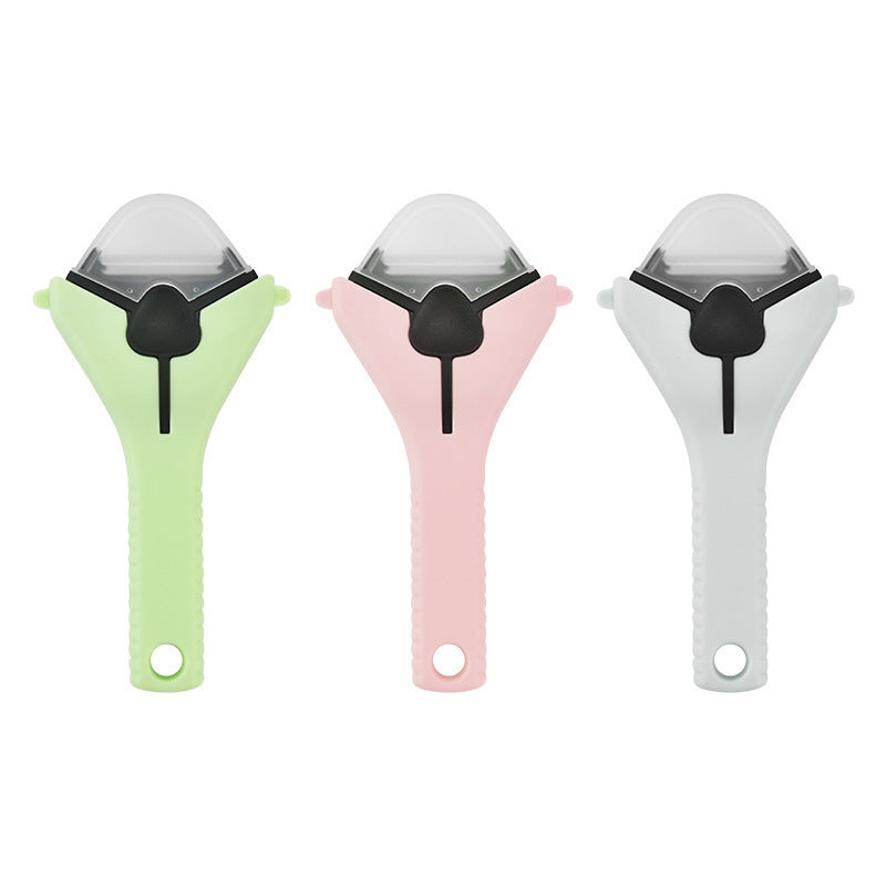Stainless Steel 3-in-1 Triangle Peeler & Grater for Kitchen Use