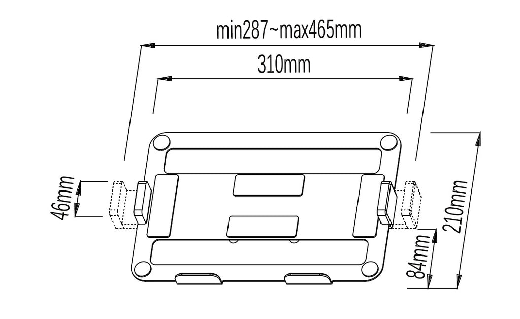 Laptop Tray for Monitor Arm Mount
