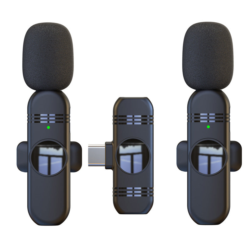 Button Wireless Lavalier Microphone